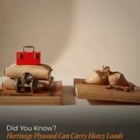 Did you know? Heritage plywood can carry heavy loads