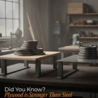 Did you know? Plywood is stronger than steel